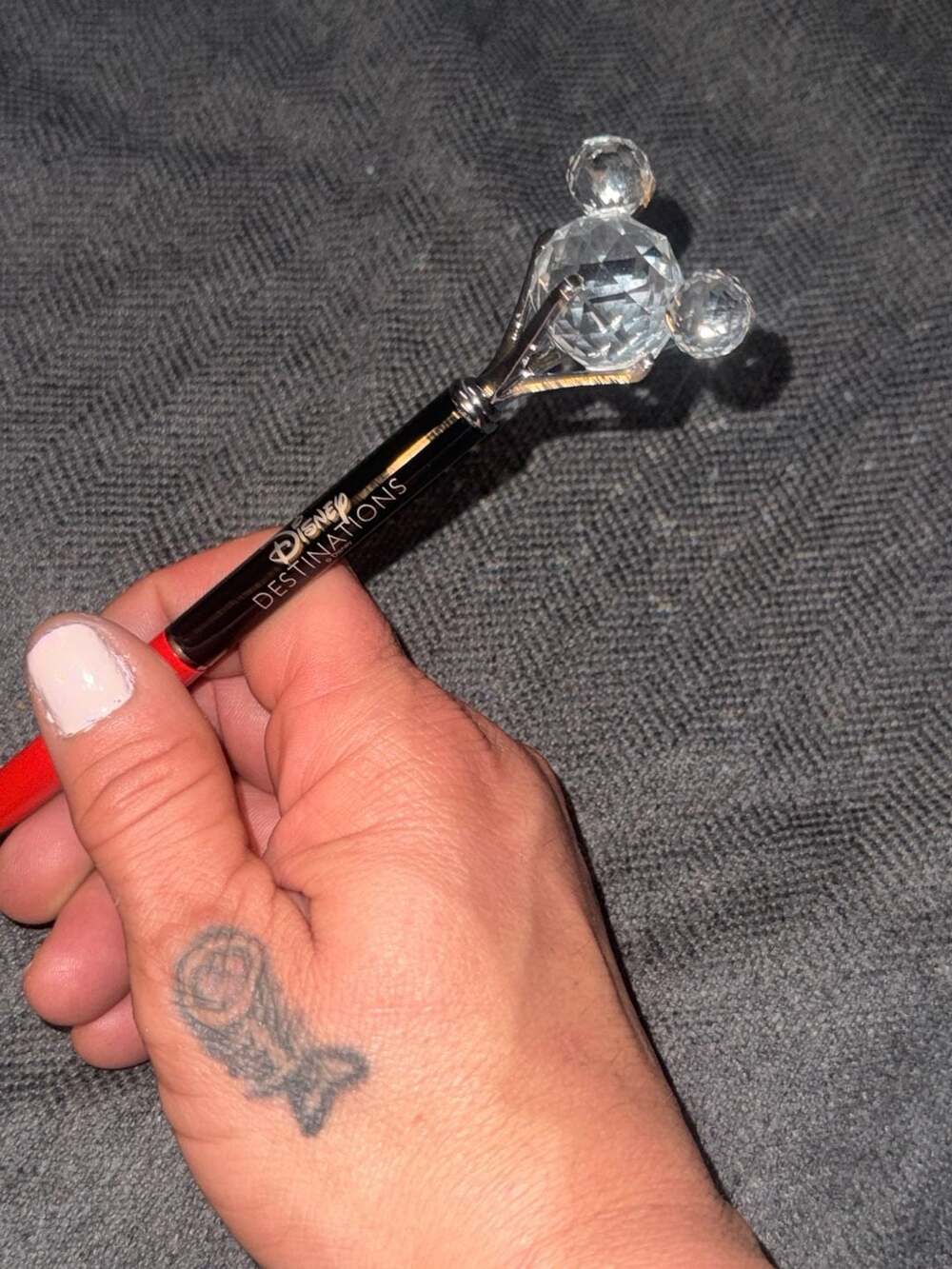 Disney Destinations Mickey Mouse Crystal Topper Ballpoint Pen